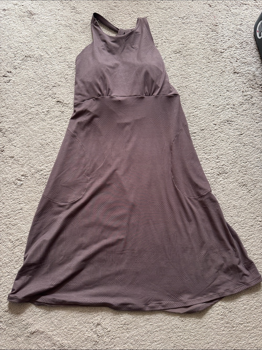 Prana Sleeveless Dress in Mauve Taupe Blend
